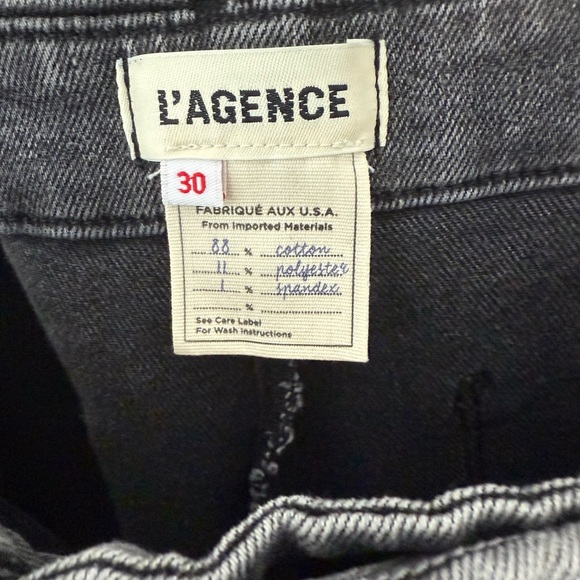L'AGENCE NWOT Brooklyn High-Rise Utility Wide Leg Jeans - Picture 8 of 9